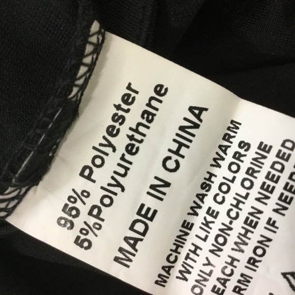 Black Mini Dress | V-Neck with Ruffle - Picture 6 of 6